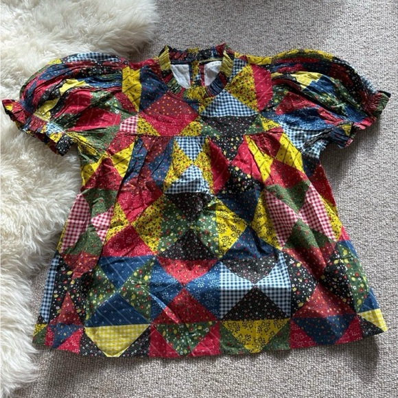 Doen Tops - EUC Doen Alida patchwork top